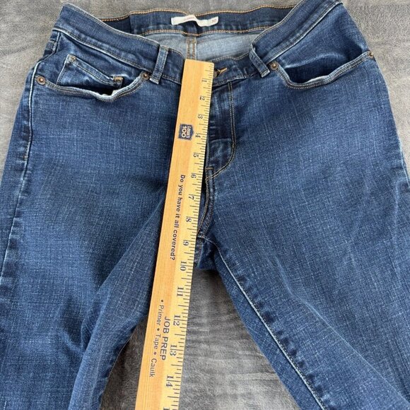 Levis Jeans Women 10 30x30 Blue Classic Boot Cut Mid Rise Stretch Denim Comfort - Picture 4 of 13